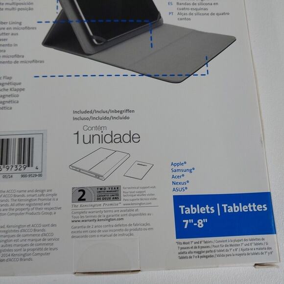 Kensington Technology Trapper Keeper Universal Case for 8in Tablets K97329WW NEW - Picture 7 of 7
